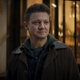Clint Barton outside a hotel in NYC.